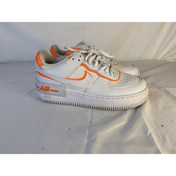 Nike Air Force 1 Low Shadow 'Total Orange' Womens Sz 7 Mens Sz 5.5 (CI0919-103) - Picture 3 of 6